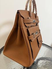 	 Colestore Hermes Multipockets Birkin HAC 40 Gold Brown Togo Palladium Hardware - 5