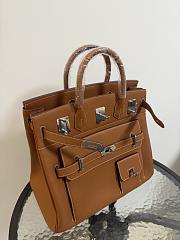 	 Colestore Hermes Multipockets Birkin HAC 40 Gold Brown Togo Palladium Hardware - 4