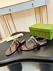 Colestore Gucci Women's Interlocking G Web sandal - 2