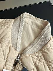 Colestore Dior Light Beige Quilted Bomber Jacket - 6
