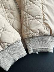 Colestore Dior Light Beige Quilted Bomber Jacket - 4