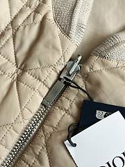 Colestore Dior Light Beige Quilted Bomber Jacket - 2