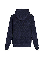 Colestore Louis Vuitton Monogram French Terry Zip-Through Hoodie Dark navy - 6