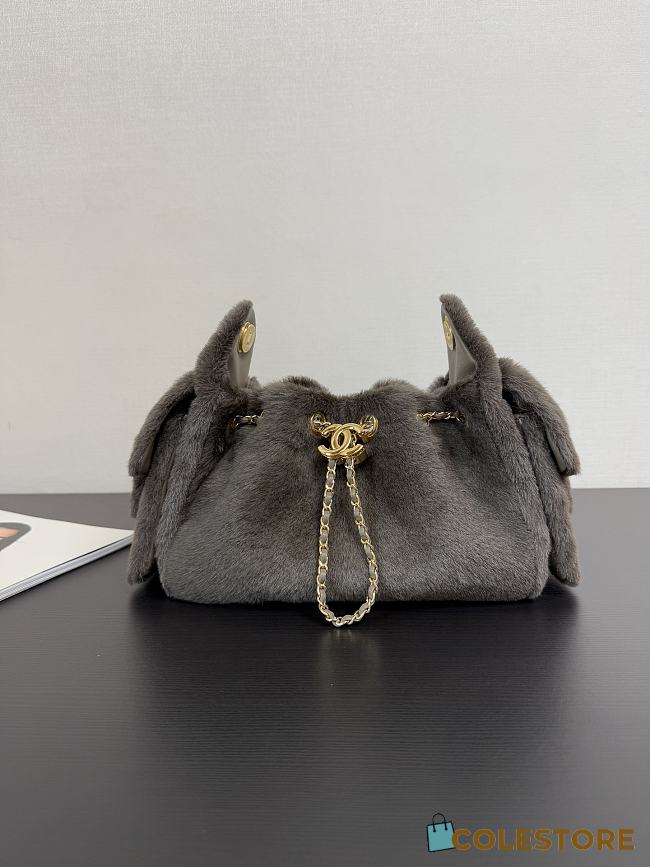 Colestore Métiers d’art 2026 Chanel 25 Mini Handbag Lambskin & Gold-Tone Metal Taupe 20 x 22 x 12.5cm - 1