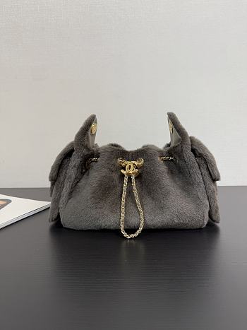 Colestore Métiers d’art 2026 Chanel 25 Mini Handbag Lambskin & Gold-Tone Metal Taupe 20 x 22 x 12.5cm