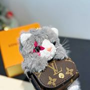 Colestore Louis Vuitton LV Cute Kitten Bag Charm  - 6