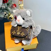 Colestore Louis Vuitton LV Cute Kitten Bag Charm  - 3
