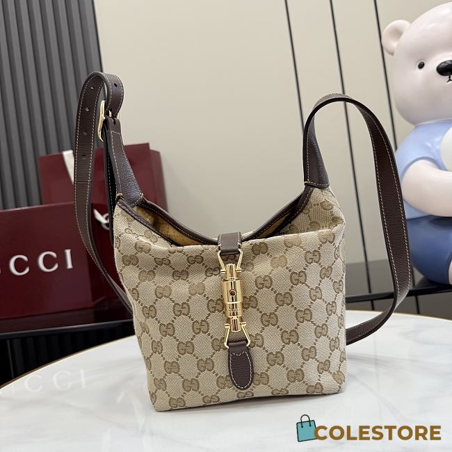 Colestore Gucci GG mini bag sand and brown GG canvas 26 x 20 x 10cm - 1