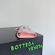 Colestore Bottega Veneta Andiamo Crystal Embellished Clutch in Pink 31x13x3cm - 5