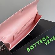Colestore Bottega Veneta Andiamo Crystal Embellished Clutch in Pink 31x13x3cm - 3