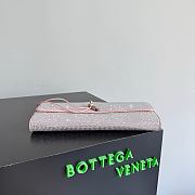 Colestore Bottega Veneta Andiamo Crystal Embellished Clutch in Pink 31x13x3cm - 2