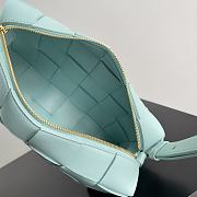 Colestore Bottega Veneta Cassette Intreccio Leather Cross-Body Bag Ice Cream 24x14x10cm - 6