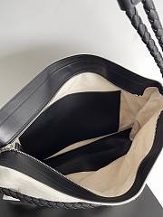 Colestore  Bottega Veneta Quadronno canvas and intrecciato leather bag 50x10x34cm - 3