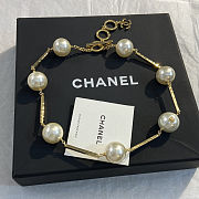 Colestore Chanel Métiers d’art 2026   Necklace   Metal & Resin  Gold & Pearly White - 1
