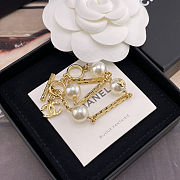 Colestore Chanel Métiers d’art 2026   Necklace   Metal & Resin  Gold & Pearly White - 4