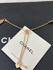 Colestore Chanel Coco Crush supple short necklace Quilted motif, flexible design, BEIGE GOLD - 5