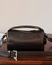 Colestore  Prada Dark Brown Nappa Leather Shoulder Bag 21 x 12 x 11cm - 4