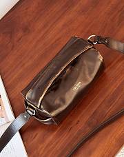 Colestore  Prada Dark Brown Nappa Leather Shoulder Bag 21 x 12 x 11cm - 3