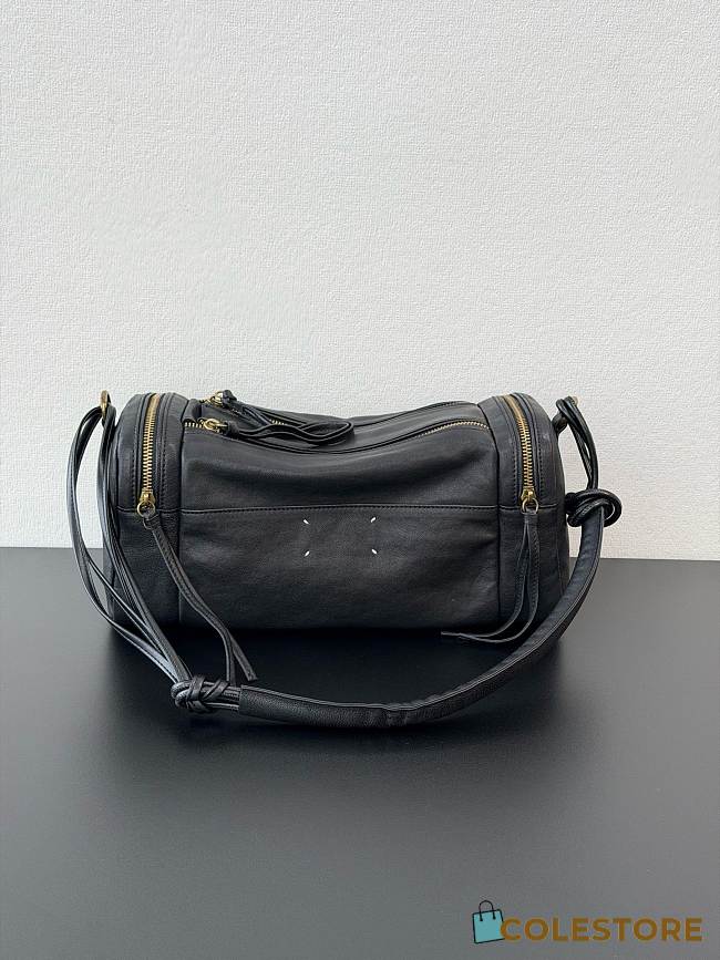Colestore Maison Margiela 5AC Soft Pouch is crafted from soft calf leather Black 33 x 16 x 13cm - 1