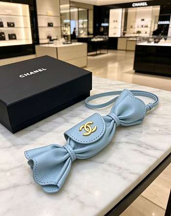 Colestore Chanel Métiers d’art 2026   Mini Bag Charm   Lambskin & Gold-Tone Metal  35 x 5.5 x 4cm