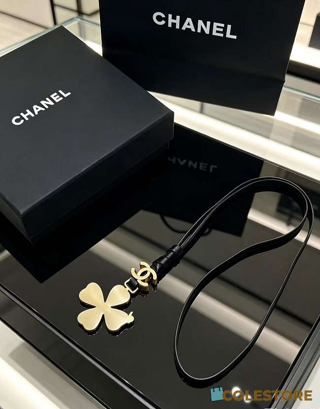 Colestore Chanel Mini Bag Charm   Lambskin & Gold-Tone Metal  Black - 1