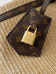 Colestore  Louis Vuitton Express PM Raffia-effect textile 17 x 13.5 x 26 cm - 3