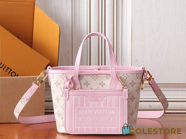 Colestore Louis Vuitton Neverfull Inside Out BB Monogram Dune / Pink 26.5 x 16.5 x 11cm - 1