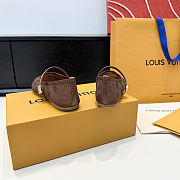 Colestore Louis Vuitton Romy Flat Ballerina Mesh/Strass Brown - 6