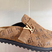 Colestore Louis Vuitton LV Cosy Comfort Clog Brown Monogram-debossed suede calf leather - 6