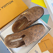Colestore Louis Vuitton LV Cosy Comfort Clog Brown Monogram-debossed suede calf leather - 5