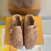 Colestore Louis Vuitton LV Cosy Comfort Clog Brown Monogram-debossed suede calf leather - 3