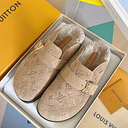 	 Colestore Louis Vuitton LV Cosy Comfort Clog Beige Monogram-debossed suede calf leather - 4