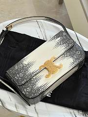 Colestore Celine Claude Chain Shoulder Bag in Lizard Natural 20 x 10 x 4 cm - 3