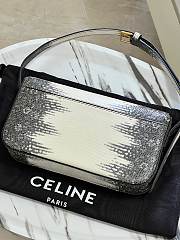 Colestore Celine Claude Chain Shoulder Bag in Lizard Natural 20 x 10 x 4 cm - 2