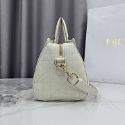 Colestore Dior Small Dior Granville Bag Latte Flat Macrocannage Calfskin 25 x 16.5 x 14.5cm - 4