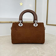 Colestore Dior Small Dior Granville Bag Golden Saddle Flat Macrocannage Suede Goatskin 25 x 16.5 x 14.5cm - 3