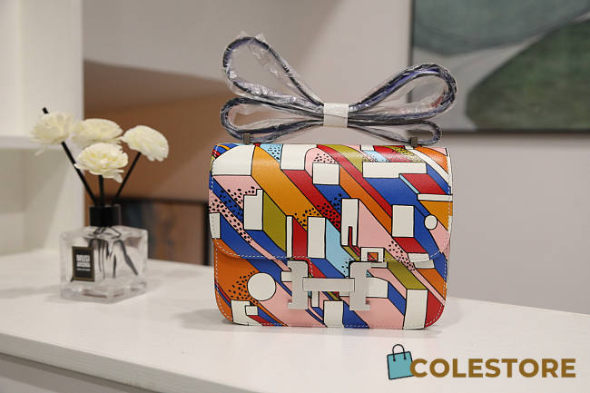 Colestore Hermes Constance 19 On A Summer Day Multicolor Swift leather 19cm - 1