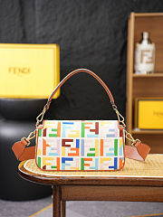 Colestore Fendi Baguette Bag in FF Motif Canvas Multicolour 26 x 6.5 x 13.5cm - 2