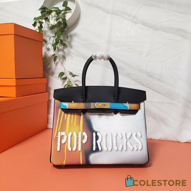 Colestore Hermes Birkin 30 Pop Rocks Edition Togo Calfskin, Gold Hardware - 1