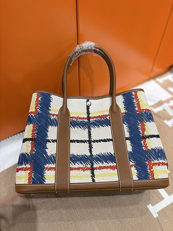 Colestore Hermes Garden Party 30 Brown / Bleu / Red / Black / Yellow