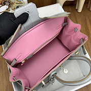 Colestore Hermes Birkin 25 Matte Alligator Mississippiensis  80 Pearl Gary Gold Hardware - 5