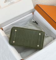 	 Colestore Hermes Birkin 25 Matte Alligator Vert Olive Gold Hardware - 6