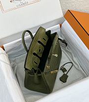 	 Colestore Hermes Birkin 25 Matte Alligator Vert Olive Gold Hardware - 2