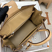 	 Colestore Hermes Birkin 25 Matte Alligator Mississippiensis Poussiere Palladium Hardware - 2