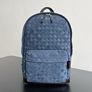Colestore Bottega Veneta Intrecciato Blue venezisa in Suede 46x30x14cm - 1