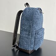 Colestore Bottega Veneta Intrecciato Blue venezisa in Suede 46x30x14cm - 5