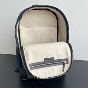 Colestore Bottega Veneta Intrecciato Blue venezisa in Suede 46x30x14cm - 2
