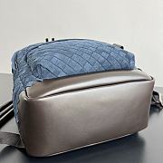 Colestore Bottega Veneta Intrecciato Blue venezisa in Suede 46x30x14cm - 3