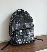 Colestore   Balenciaga Explorer backpack  in black and multicolor 35x47x20cm - 6