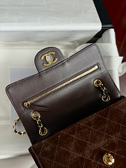 Colestore Chanel FALL WINTER 2026 PRE-COLLECTION MINI FLAP BAG Suede Calfskin & Gold-Tone Metal Dark brown 13x20x6cm - 2